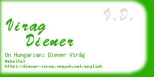 virag diener business card